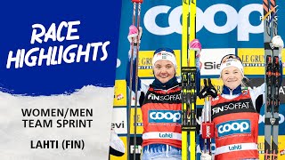 Sweden, Norway take top honours in Team Sprint competitions | FIS Cross Country World Cup 23-24