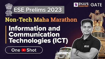 ESE 2023 Prelims | Information and Communication Technologies (ICT) | UPSC ESE Prelims Prep