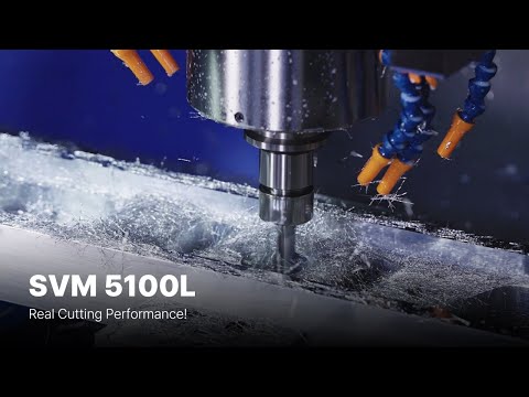 SVM 5100L real cutting performance! ㅣvertical machining center