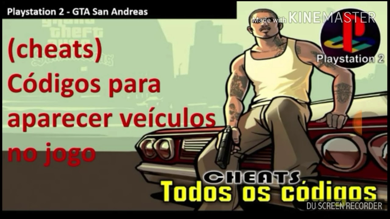 CÓDIGOS GTA SAN ANDREAS PS2 - DICAS RETRO #2 