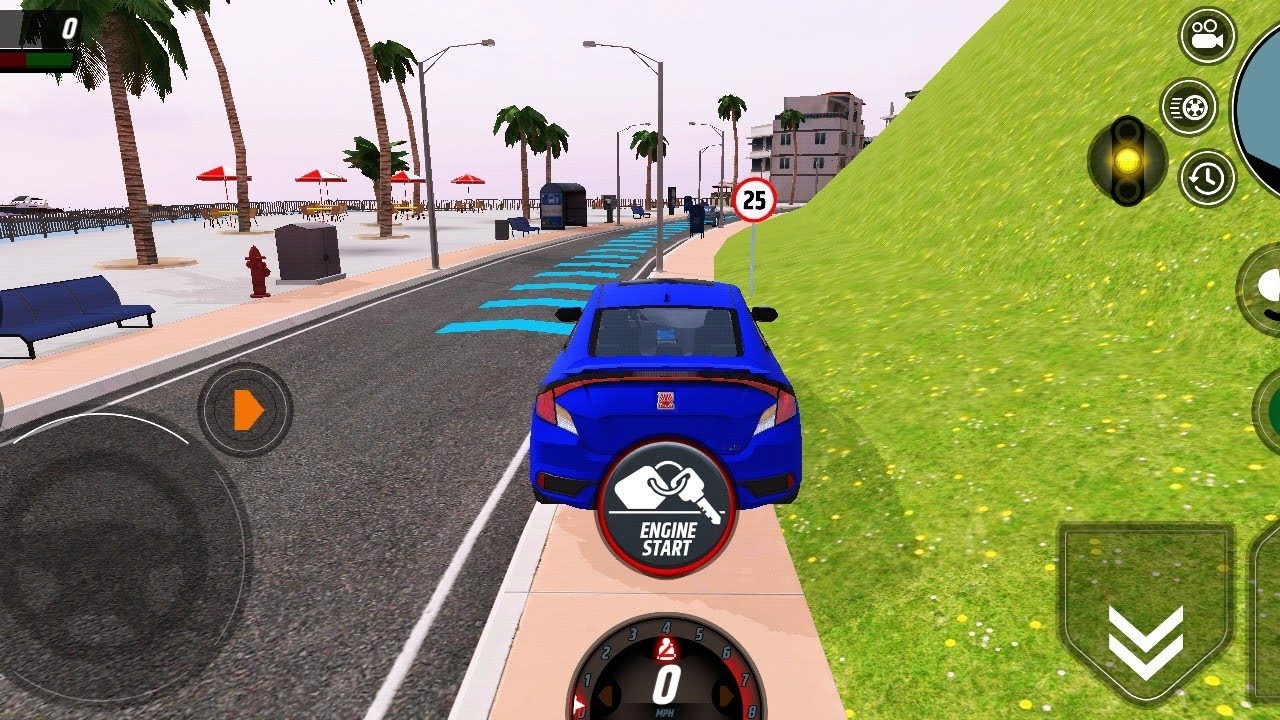 Playing Car Driving School Simulator Miami Lesson 9 - YouTube