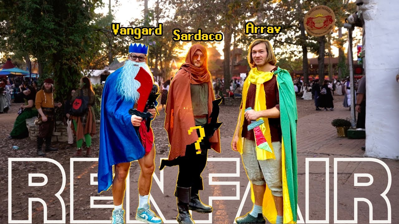 IRL Runescape?! Renaissance Fair With Sardaco & Vangard 😎