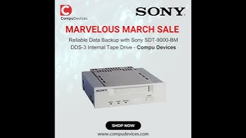 Reliable Data Backup with Sony SDT-9000-BM DDS-3 Internal Tape Drive! #tapedrives #sony #sale2025