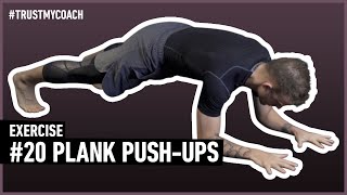 Build Core Strength with No Equipment Needed - Plank Push Ups