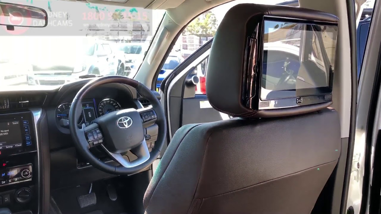 2018 Toyota Fortuner Replacement Headrest DVD - YouTube