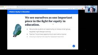 The Context of Our Work at Tutored by Teachers