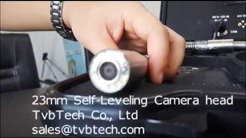 TVBTECH 23mm self leveling camera head for pipe inspection camera