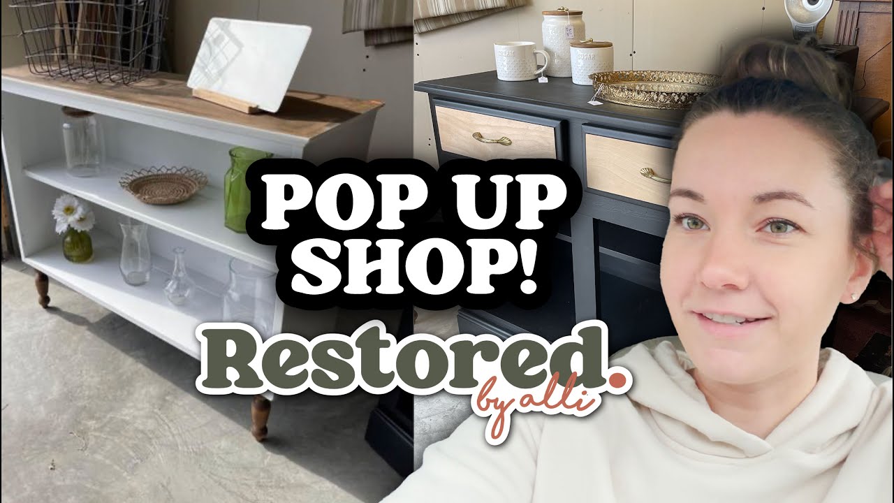 POP UP SHOP Weekend Vlog Furniture Sale Minnesota Raising Money