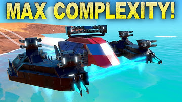 We Built MAXIMUM COMPLEXITY HOVERCRAFTS for 1v1 Battle!
