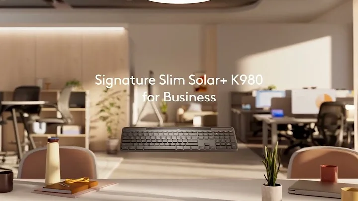 Powered by light, ready for work | Signature Slim Solar K980+ for Business |