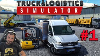 Truck & Logistics Simulator Работя с БАНИЧАРКА #1
