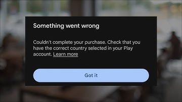 Something Went Wrong - Couldn