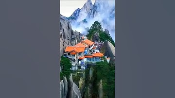 OMG! Cliff Collapse Caught on Drone 😱 #disaster #china #shorts