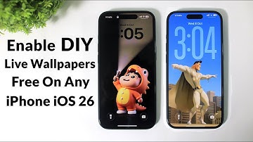iPhone New Trick : Enable DIY Live Wallpapers On iOS 26 | How To Set Live Wallpapers In iPhone