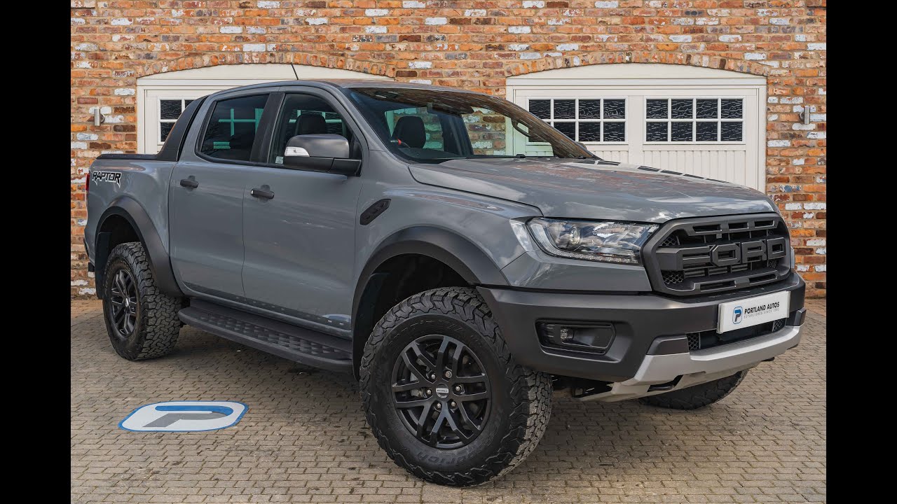 2020/20 FORD RANGER 2.0 RAPTOR ECOBLUE IN CONQUER GREY METALLIC WITH ...