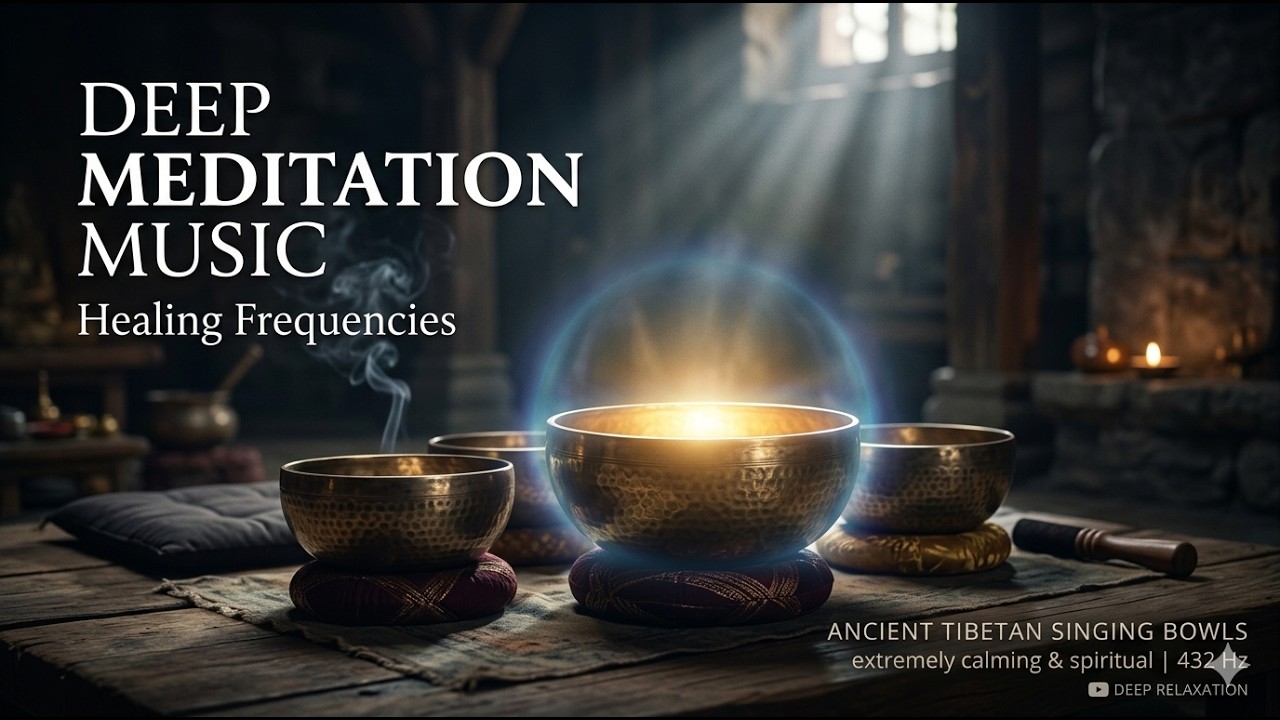 Deep Tibetan Singing Bowls Meditation | Healing Sound Bath for Deep ...