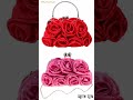 Red rose  vs pink rose dress heels nail bangles eyeshadow etcshorts queenzoya