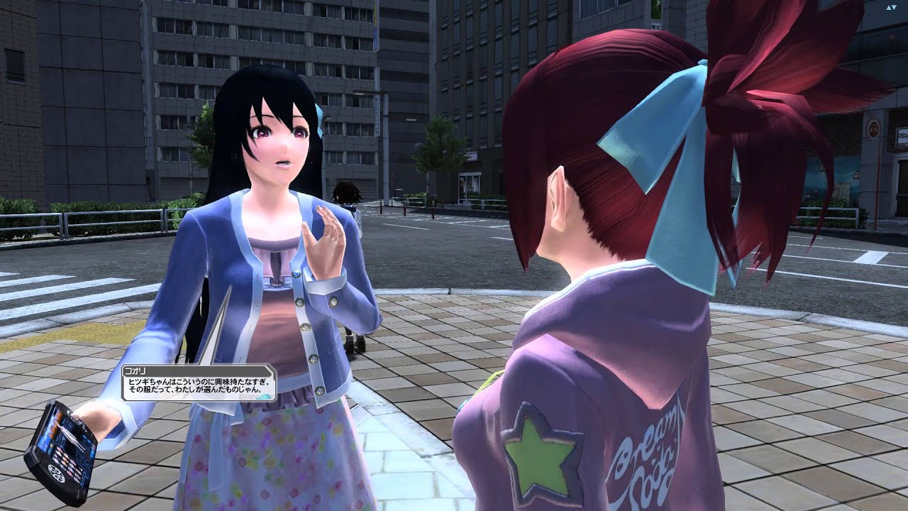 Pso2 Episode4 第一章のストーリーボード 018 C 東京でお買い物 ネタバレ注意 Youtube