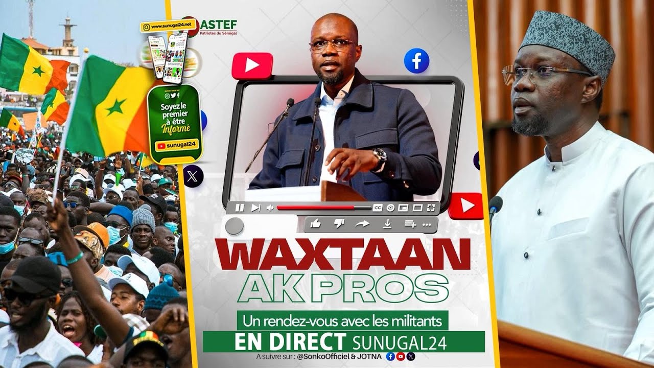 🔴 URGENT : Ousmane SONKO brise le silence ! Grand waxtaan avec les PROS (Direct de feu)
