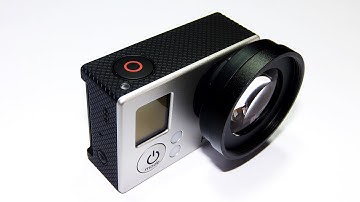 Macro Close Up Lens Filter GOPRO HERO 3 3+ 4 ( Review / Video Demo / Test)