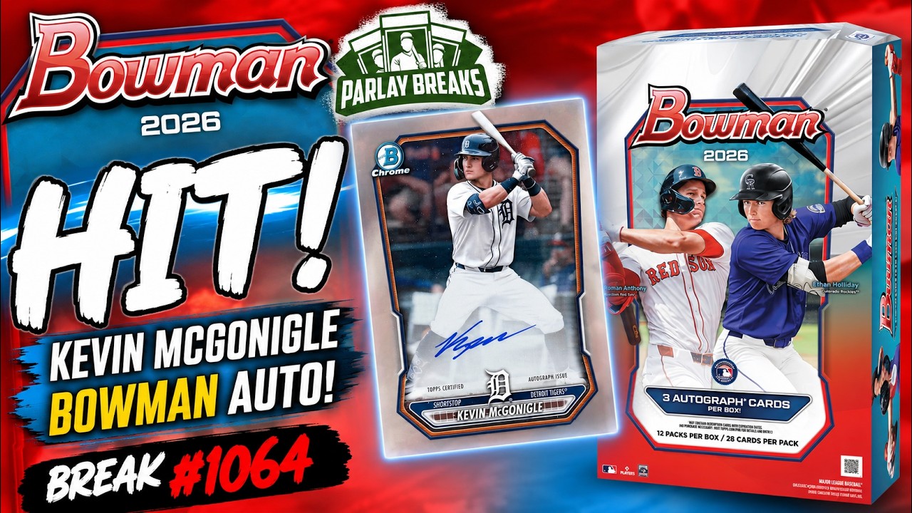 Kevin McGonigle Auto Pulled ? | 2026 Bowman Baseball FULL CASE 