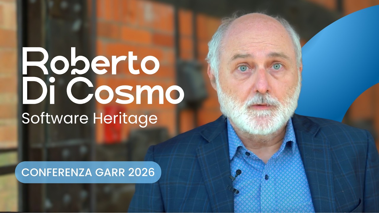 Dipendenza digitale e resilienza del software. Intervista a Roberto Di Cosmo - Conferenza GARR 2026