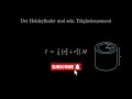Trägheitsmoment eines Hohlzylinders herleiten