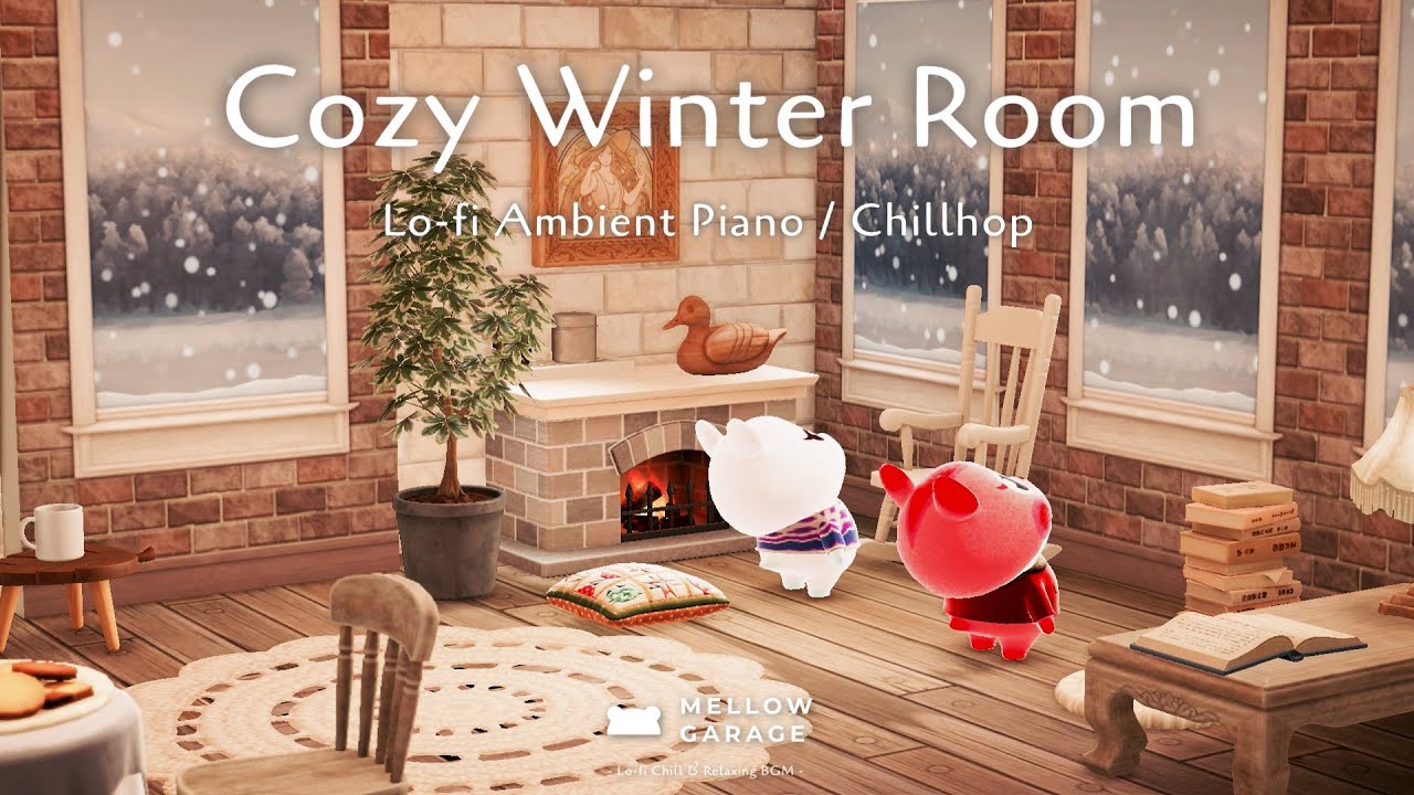【作業用BGM】冬のぬくもり部屋｜Lo-fi Ambient Piano & Chillhop ｜Cozy Winter Room