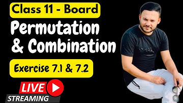 Ex 7.1 , Ex 7.2 | Q1 To Q5 | Permutation And Combination | lec 1 | NCERT | Class 11 | Chapter 7