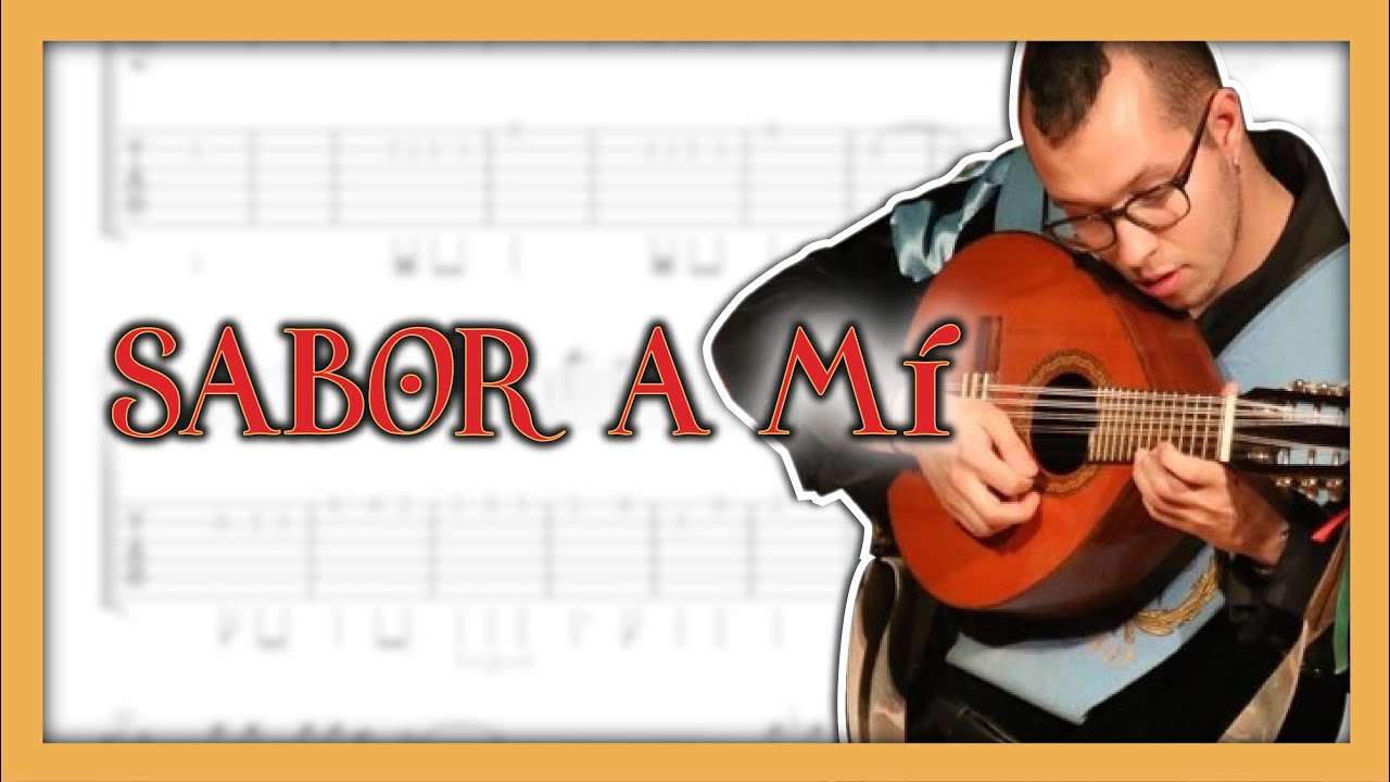 Cómo tocar SABOR A MÍ | Barítono y bandurria | Partitura cifrada