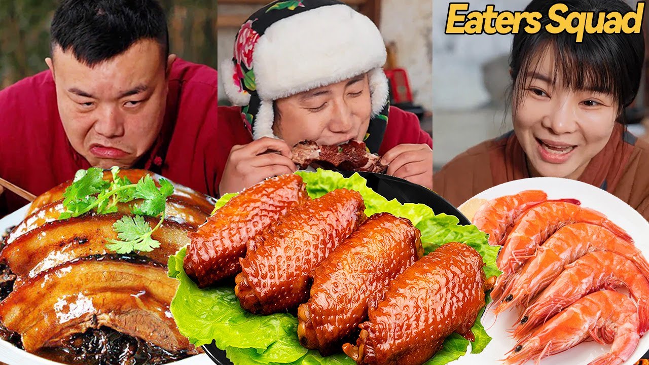 Braised Pork And Sea Cucumber Collection!丨Food Blind Box丨Eating Spicy Food And Funny Pranks