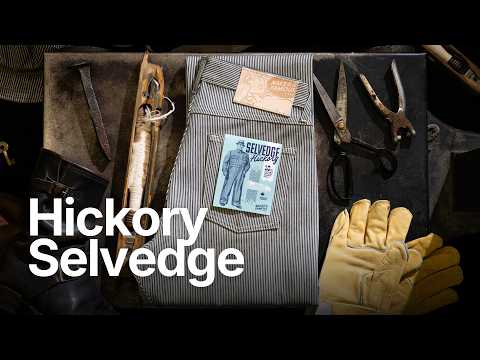 The Hickory Selvedge - Classic Indigo Workwear Stripes - SS26 Naked & Famous Denim