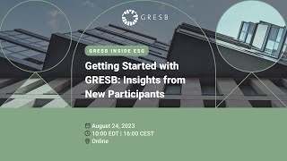 GRESB Inside ESG - Getting Started with GRESB