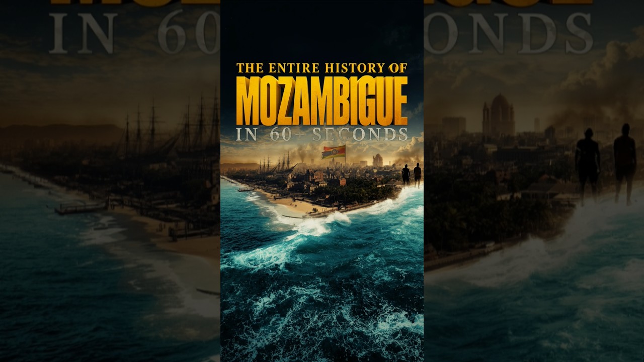 The ENTIRE History of Mozambique in 60 Seconds | From Ancient Trade to Modern Day | #facts #history