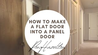 Famous How to Make a Flat Door into a Panel Door Wealth