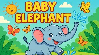 Baby Elephant Rhyme Bouncing Melon Tv Cartoon Poem Nursery Rhymes