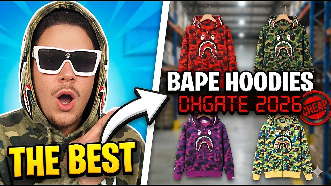 Best BAPE Hoodie From DHGATE Review! (2026)  Best DHGATE BAPE Hoodie