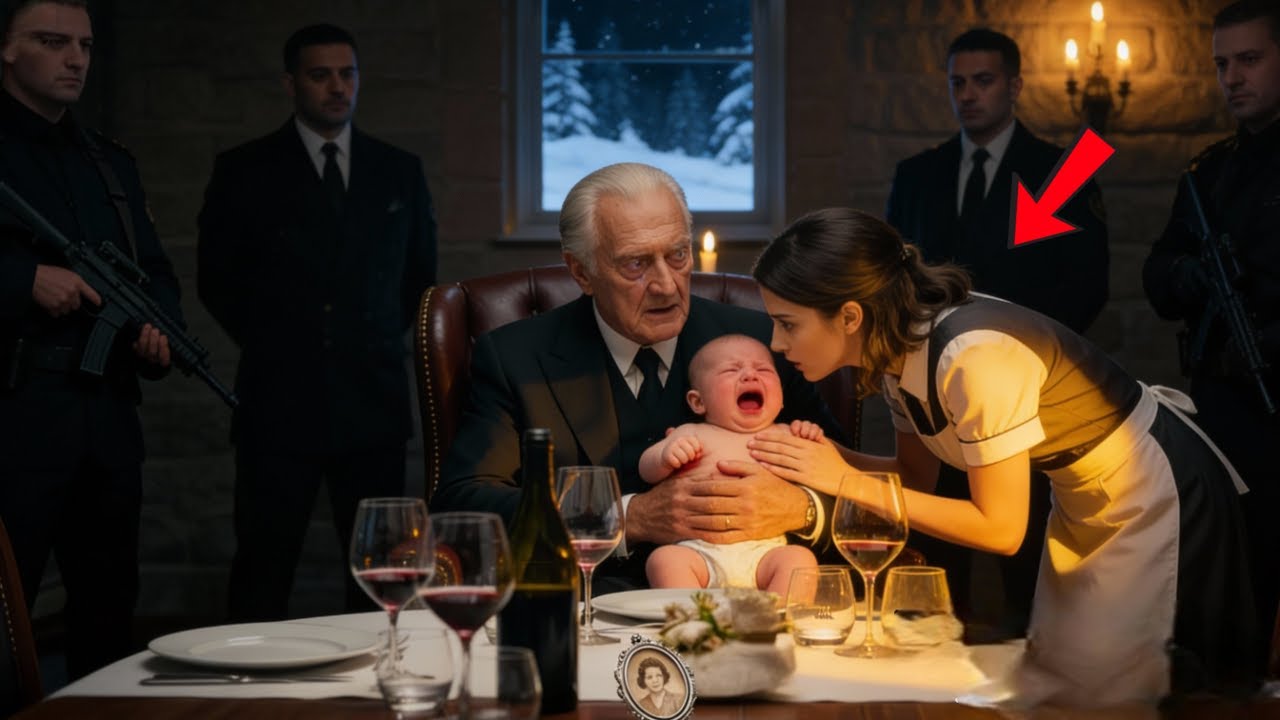 Mafia Boss’s Baby Wouldn’t Stop Screaming — Until the New Waitress Whispered, “He’s Just Scared…”
