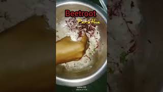 let's make a beetroot paratha #beetroot paratha #paratha #cooking video viral