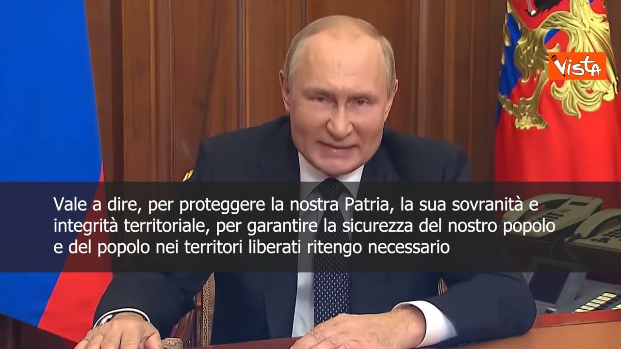 Putin annuncia la mobilitazione parziale in tutta la Russia - SOTTOTITOLATO