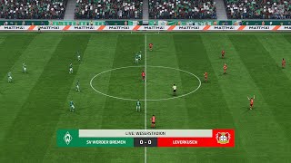 EA Sports FC 25 | SV Werder Bremen vs Bayer Leverkusen - WohnInvest WeserStadion | Gameplay PS5