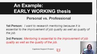 Capstone Support 1 Developing Thesis Pt 1