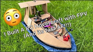 I Built A RC Hover Craft Out Of Cardboard (And It Rips!!!!) Part 3