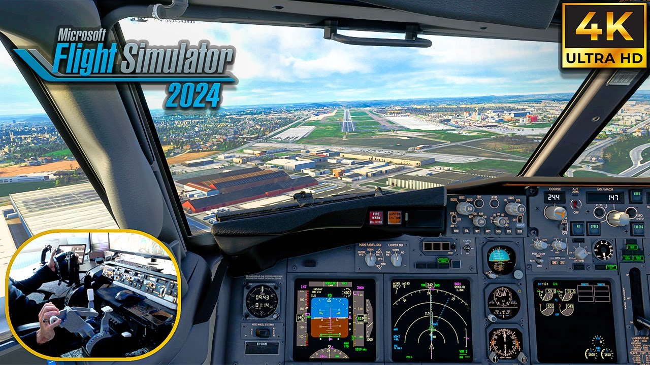 MSFS 2024 | PMDG 737-800 Full Realistic Flight 4K | Newcastle (EGNT) → Brussels Charleroi (EBCI)