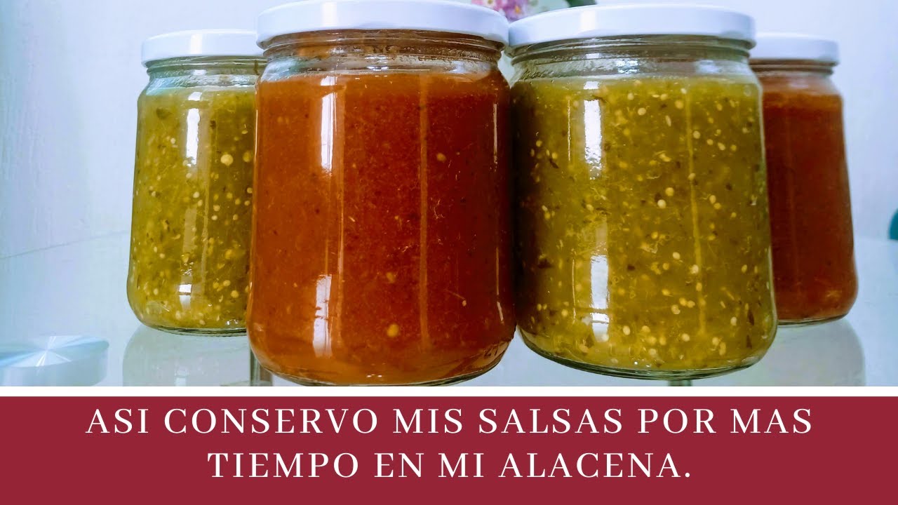 Así es como conservo mis salsas por mucho tiempo en mi alacena.