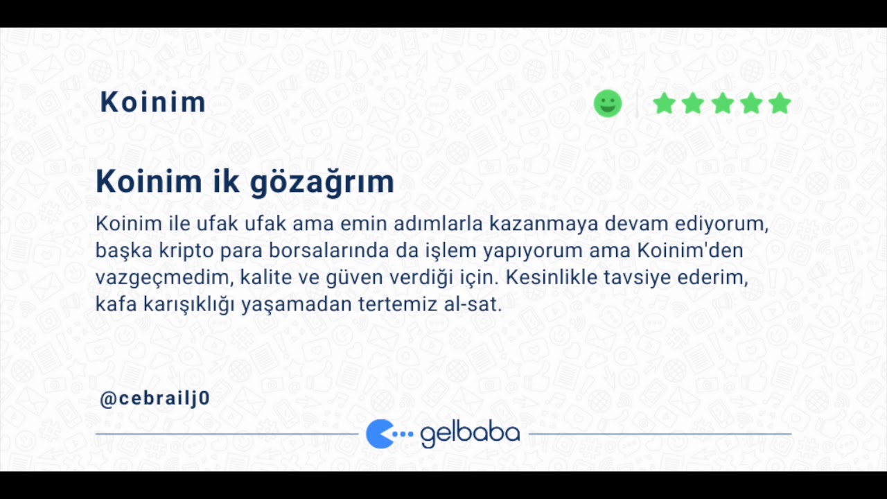 Gelbaba | Koinim - Koinim ilk göz ağrım