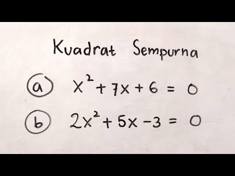 Video: Apa cara termudah untuk menghafal kuadrat sempurna?