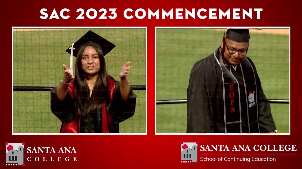 Santa Ana College Commencement Ceremony YouTube