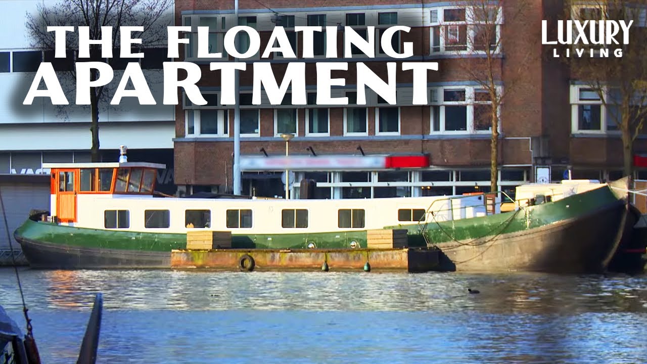 The Incredibly Luxurious Apartment on a Barge | My Floating Home | Luxury Living