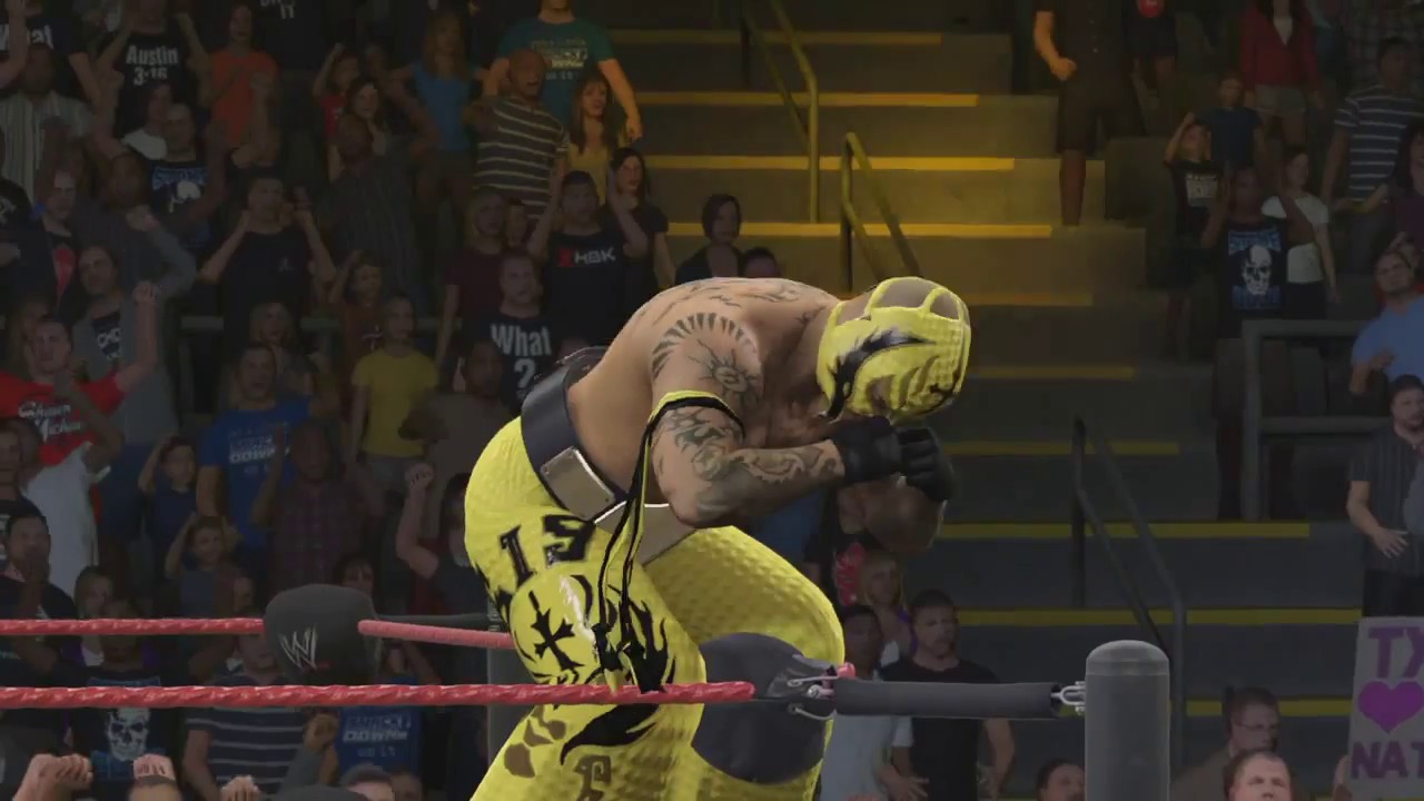 Ryback Vs Rey WWE 2K15 - Rey Mysterio VS Randy Orton VS Ryback VS Tyson Kidd [FATAL 4 ...